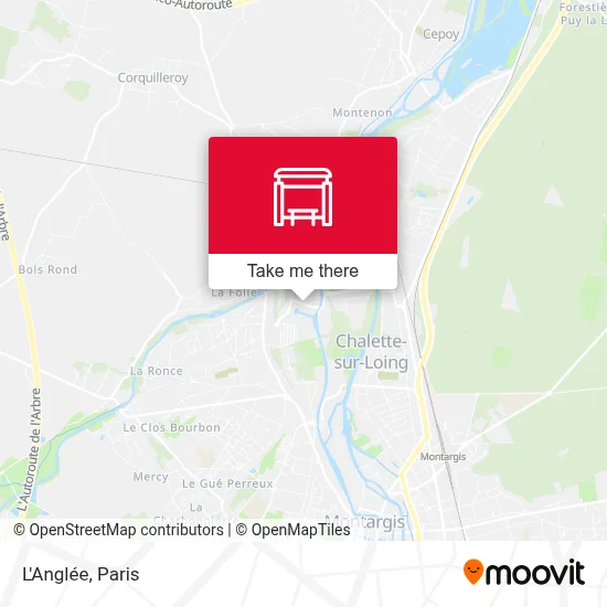 L'Anglée map