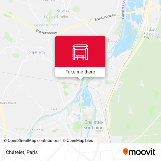 Châtelet map
