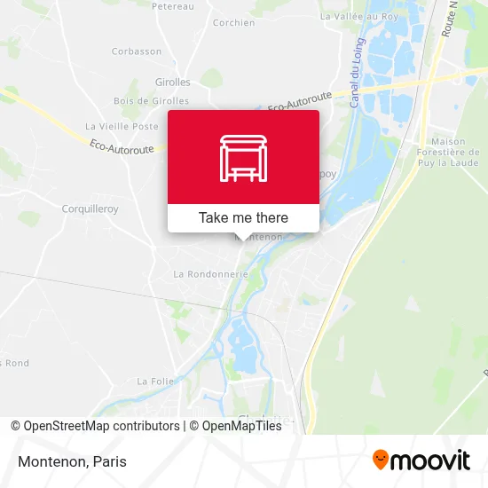 Montenon map