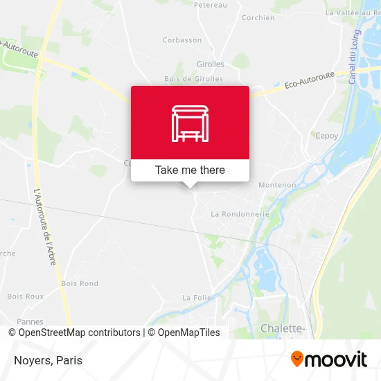 Noyers map