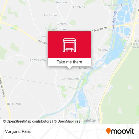 Vergers map