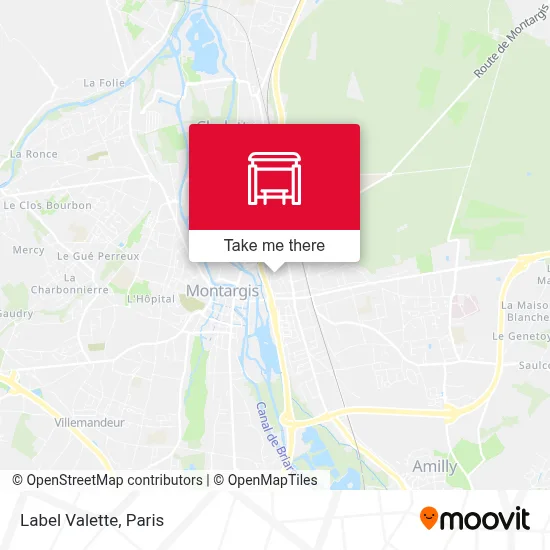 Label Valette map
