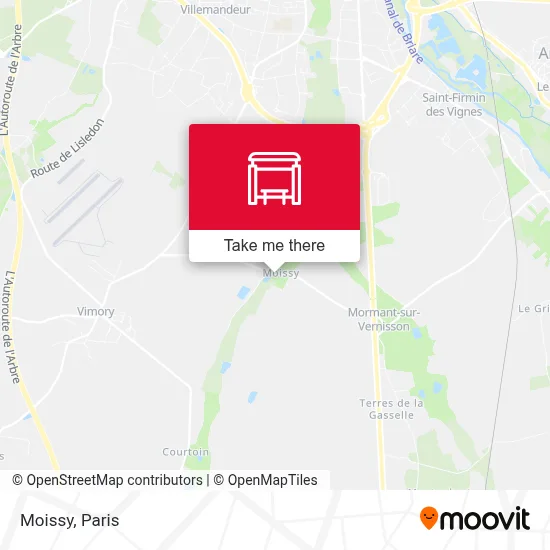 Moissy map