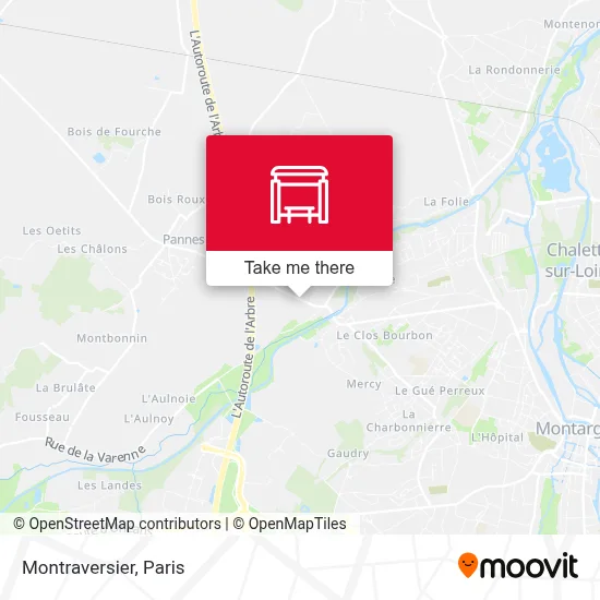 Montraversier map