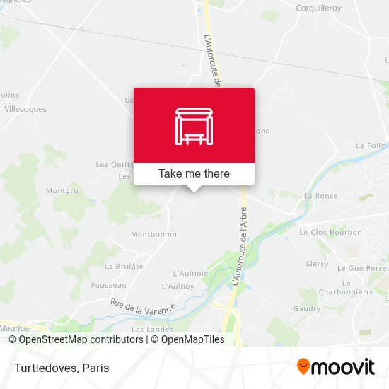 Tourterelles map