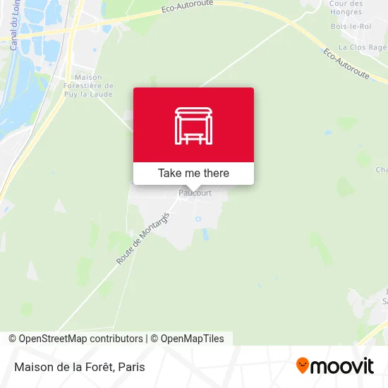 Maison de la Forêt map
