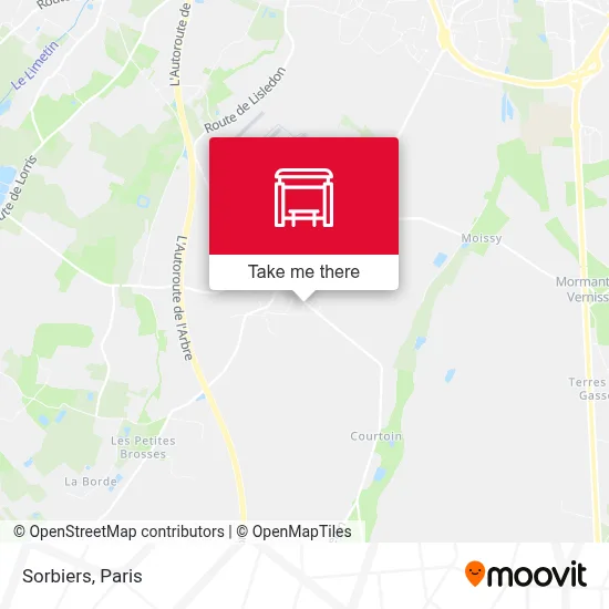 Sorbiers map