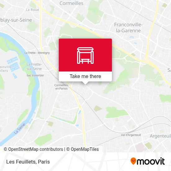 Les Feuillets map