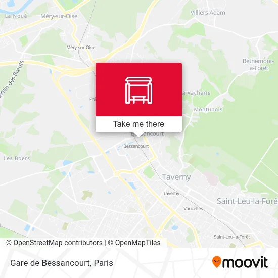 Gare de Bessancourt map