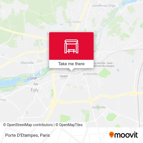 Porte D'Etampes map