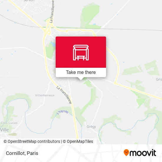 Cornillot map