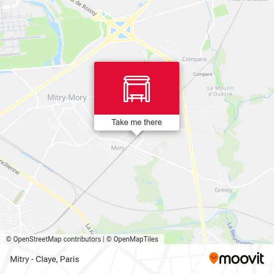 Mitry - Claye map