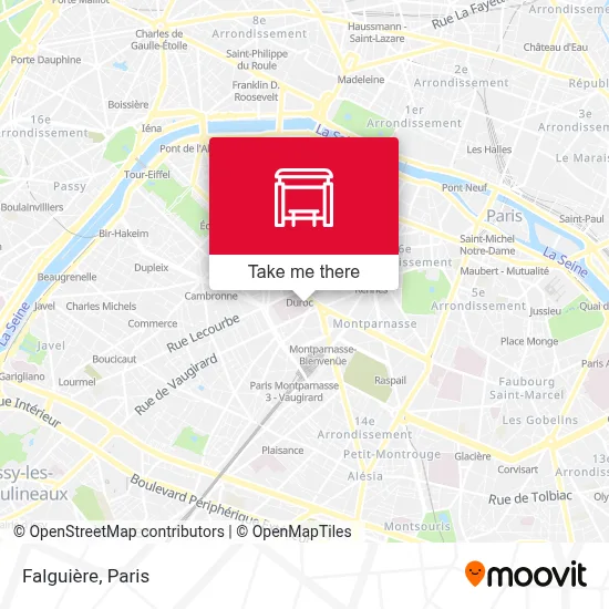 Falguière map