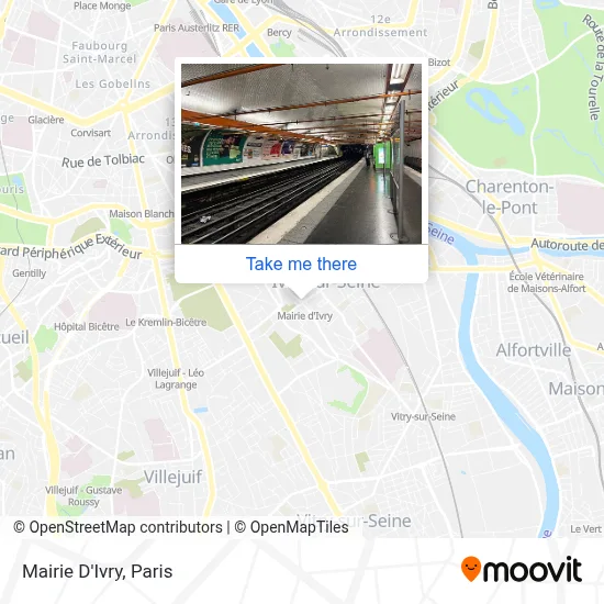 Mairie D'Ivry map