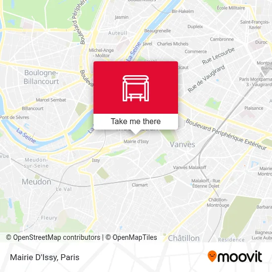 Mairie D'Issy map