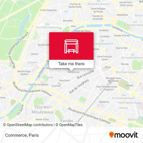 Commerce map