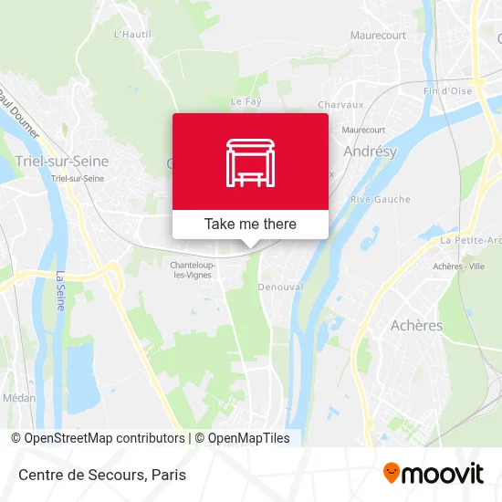 Centre de Secours map
