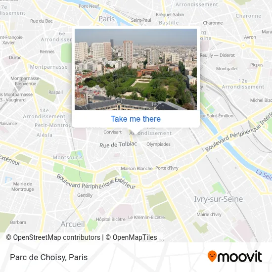 Parc de Choisy map