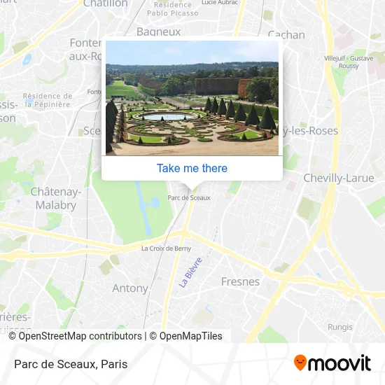 Parc de Sceaux map