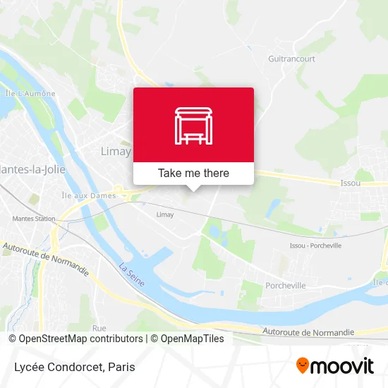 Lycée Condorcet map