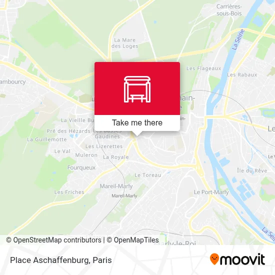Place Aschaffenburg map