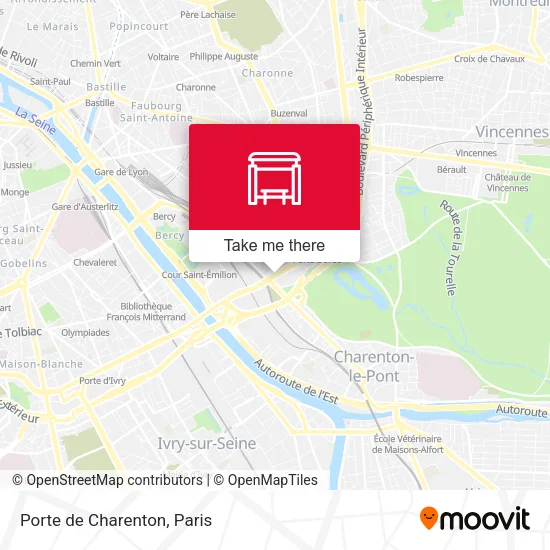 Porte de Charenton map