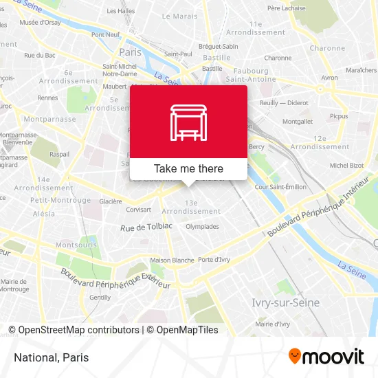 Nationale map