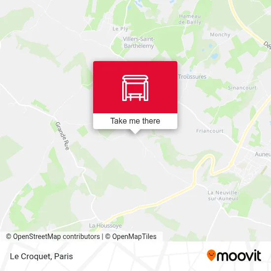 Le Croquet map