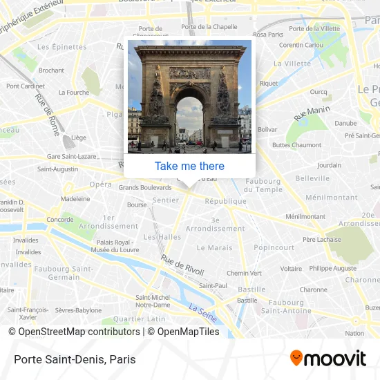 Porte Saint-Denis map