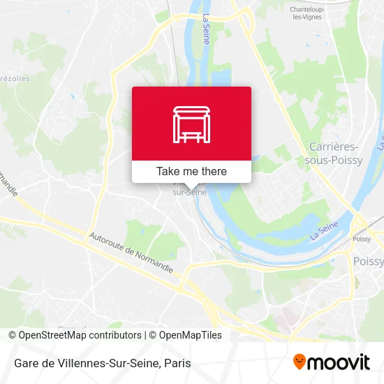 Gare de Villennes-Sur-Seine map