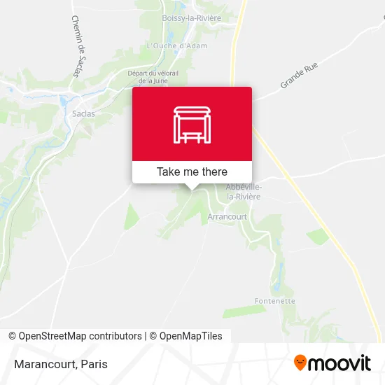 Marancourt map