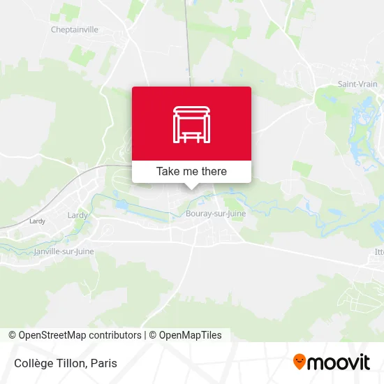 Collège Tillon map