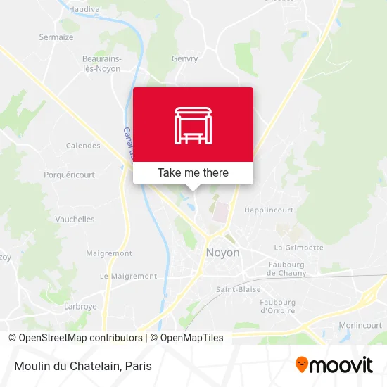 Moulin du Chatelain map