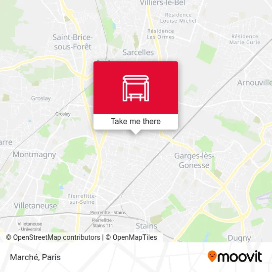Marché map