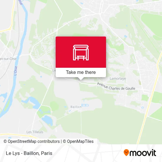 Le Lys - Baillon map