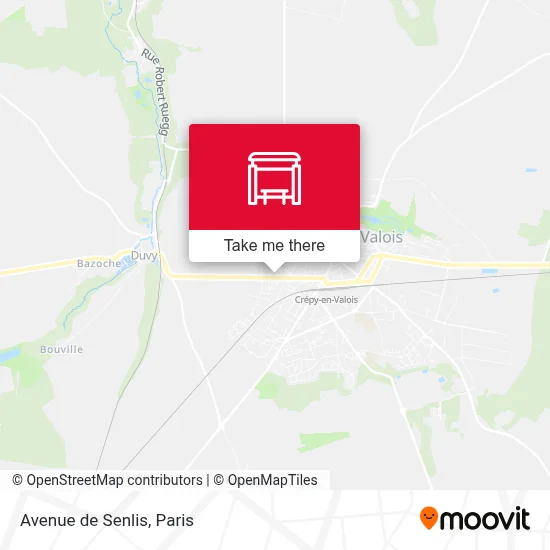 Avenue de Senlis map