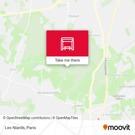 Les Niards map