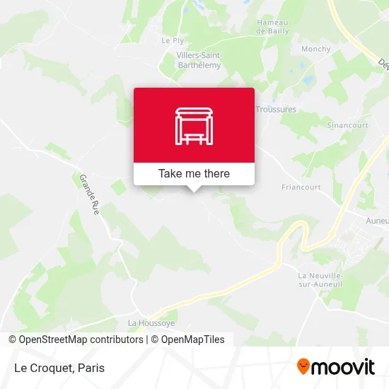 Le Croquet map