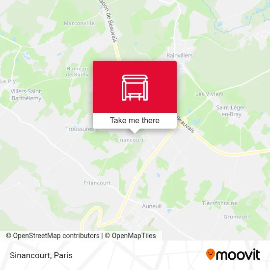 Sinancourt map