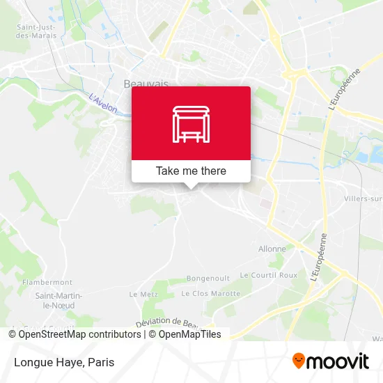 Longue Haye map