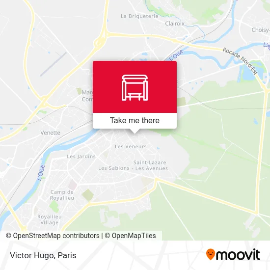 Victor Hugo map