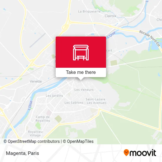 Magenta map