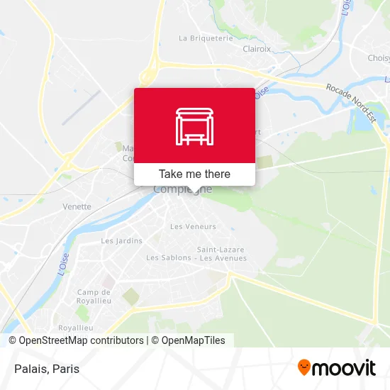 Palais map