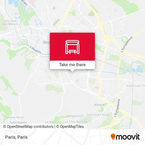 Paris map