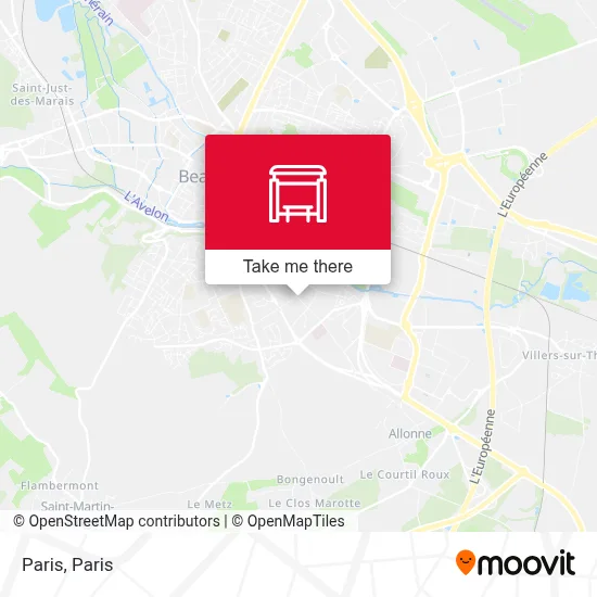 Paris map