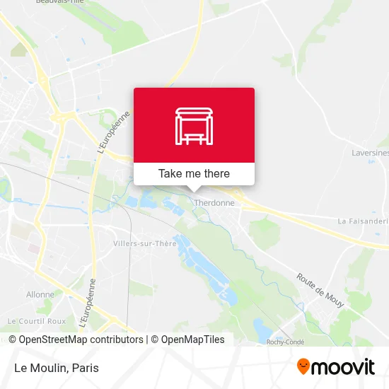 Le Moulin map