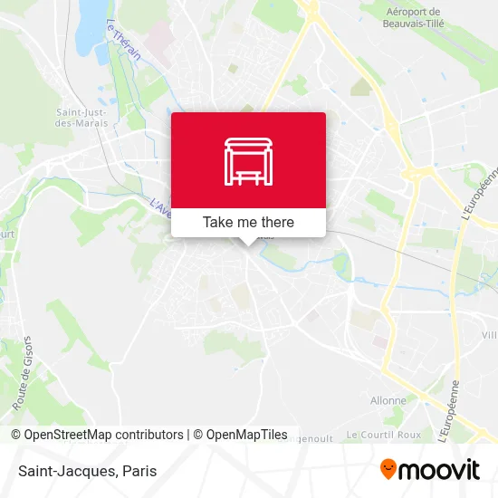 Saint-Jacques map