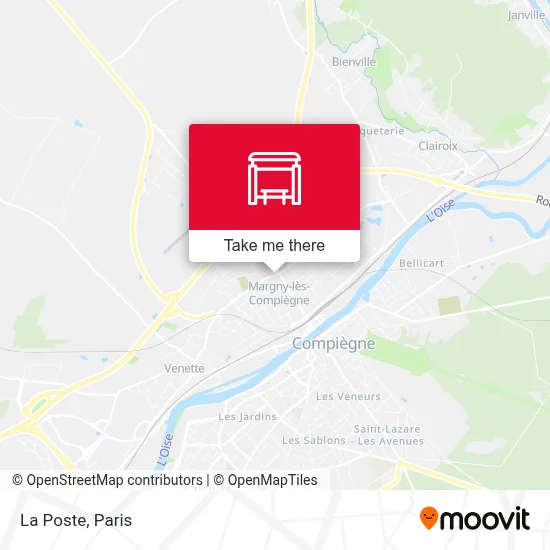 La Poste map