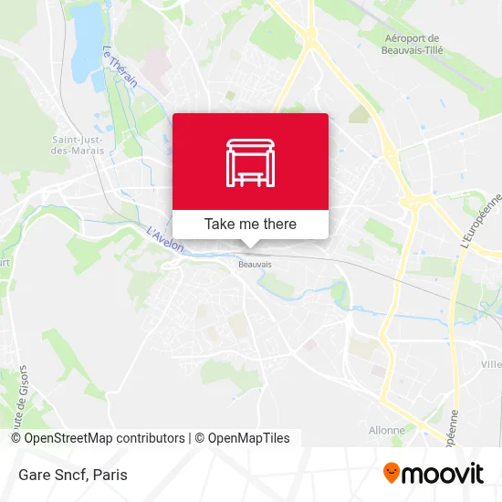 Gare Sncf map
