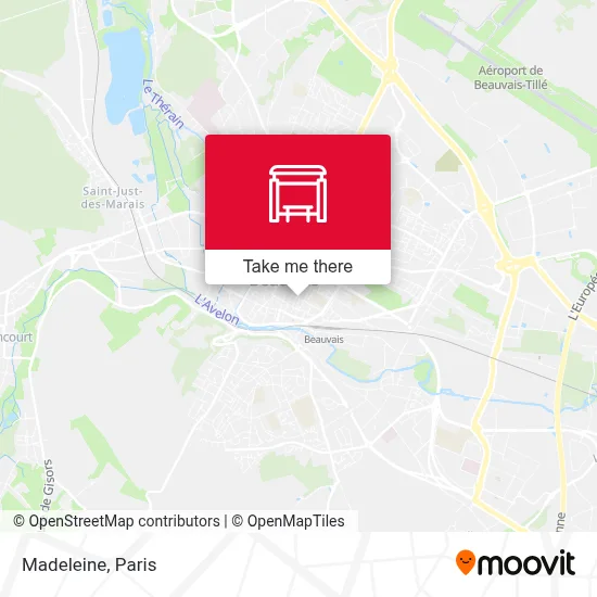 Madeleine map